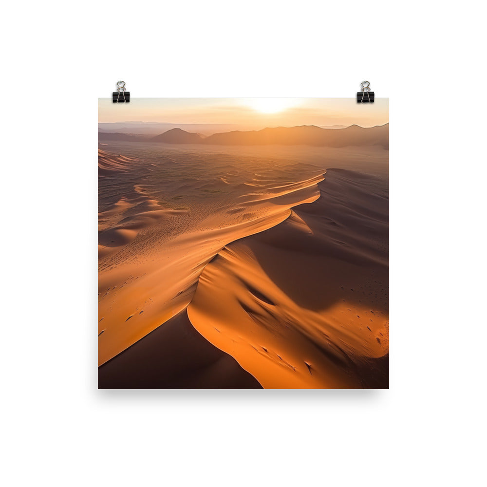 Breathtaking Desert Vistas photo paper poster - Posterfy.AI