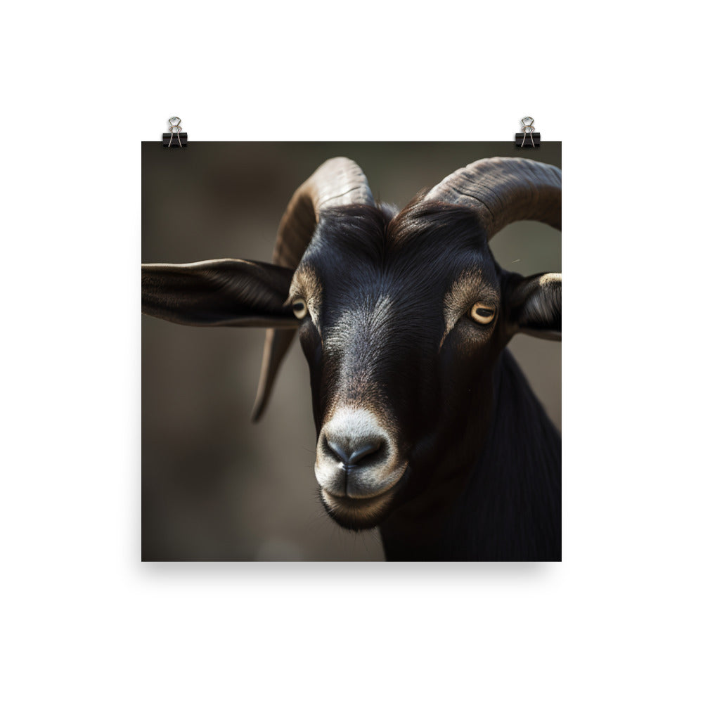 The Beauty of Nubian Goat photo paper poster - Posterfy.AI