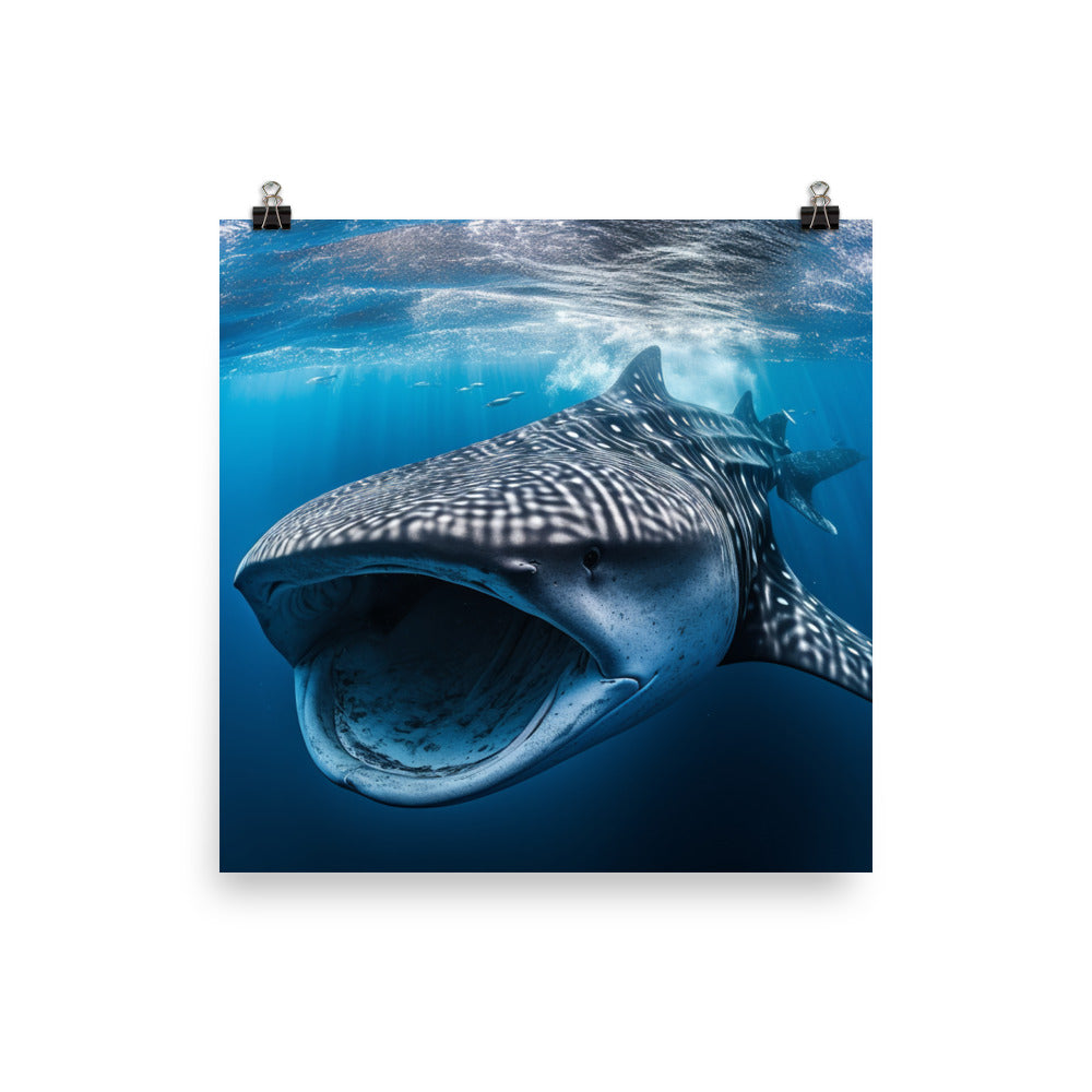 Witness the Majesty of the Worlds Largest Fish Photo paper poster - Posterfy.AI