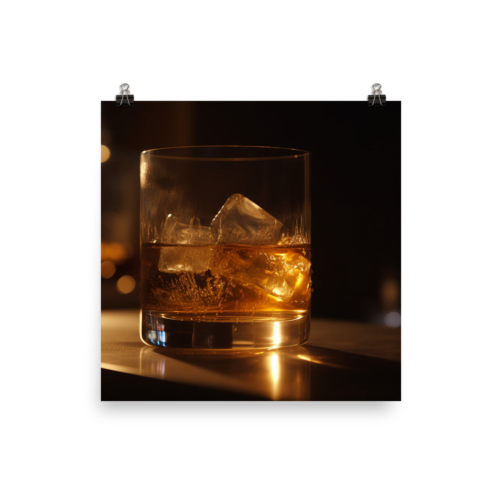 Smooth and Smoky Whiskey photo paper poster - Posterfy.AI