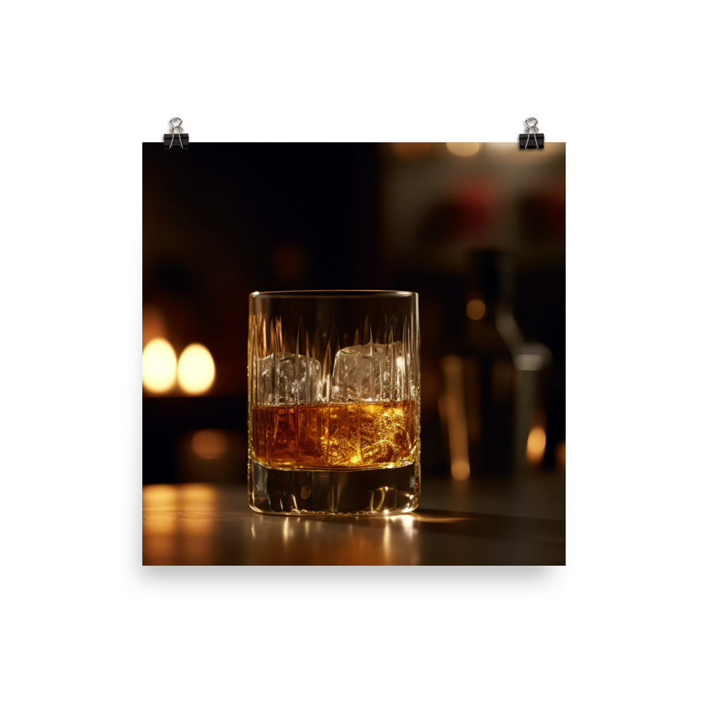Smooth and Smoky Whiskey photo paper poster - Posterfy.AI