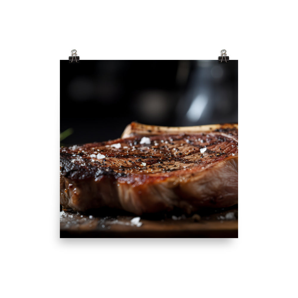 Porterhouse Steak for Your Inner Carnivore photo paper poster - Posterfy.AI