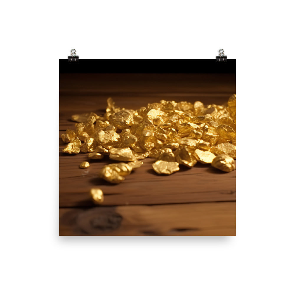Gold Rush photo paper poster - Posterfy.AI