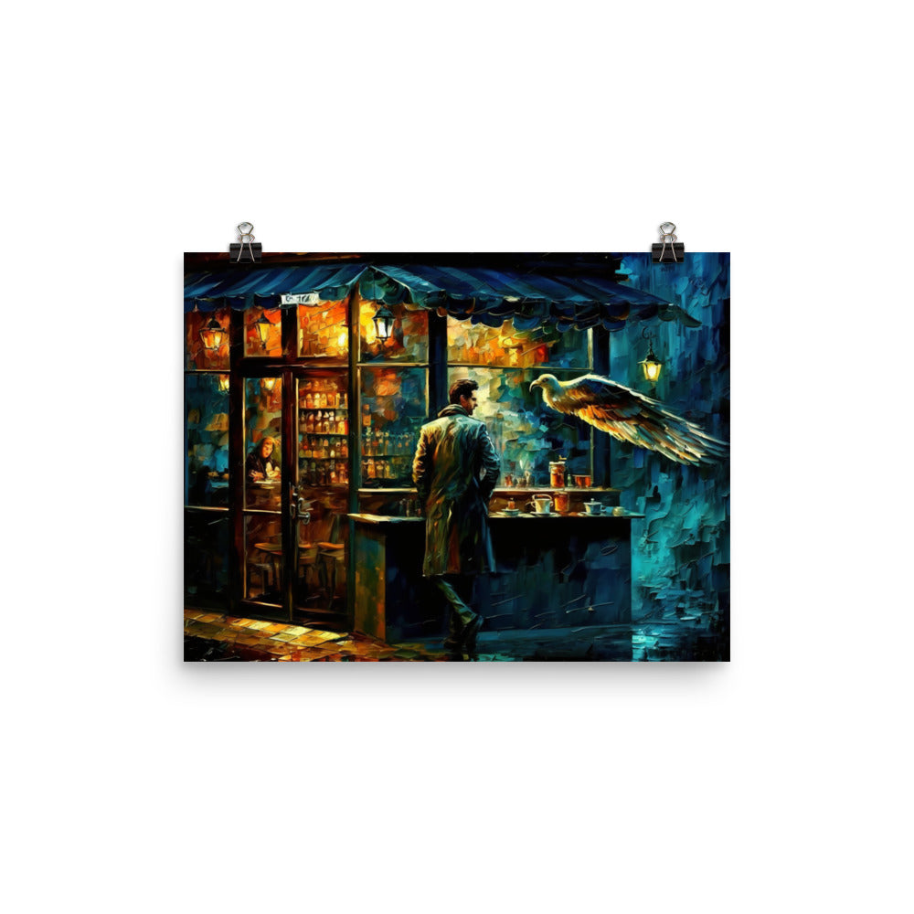 Nighthawks photo paper poster - Posterfy.AI