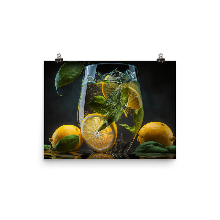 Iced Lemon Tea photo paper poster - Posterfy.AI