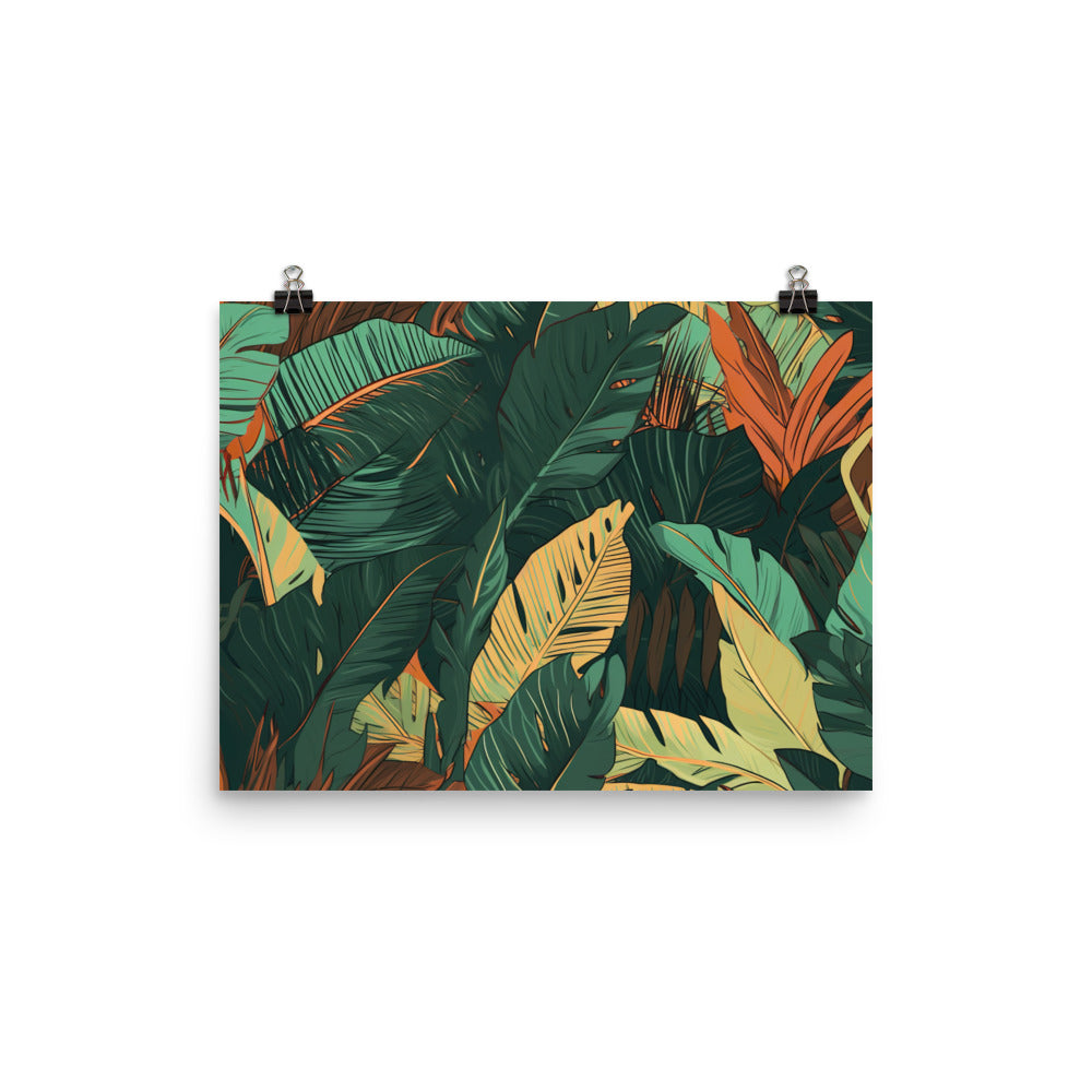 Tropical Pattern photo paper poster - Posterfy.AI