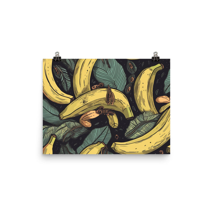 Bananas Pattern photo paper poster - Posterfy.AI