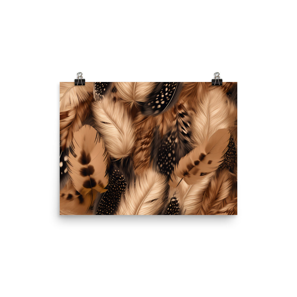 Fur Pattern photo paper poster - Posterfy.AI