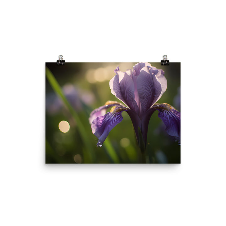 Purple Majesty botanical photo paper poster - Posterfy.AI