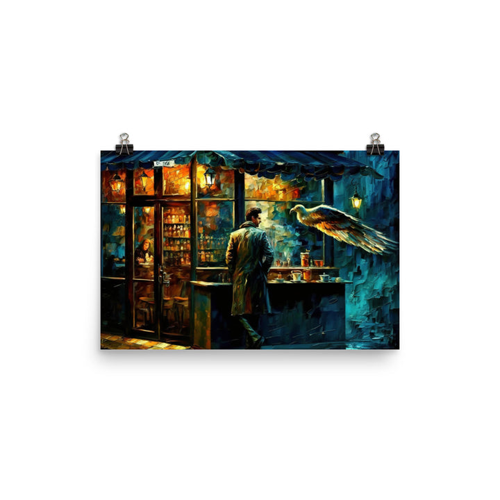 Nighthawks photo paper poster - Posterfy.AI