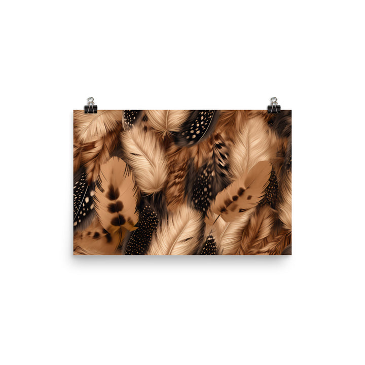 Fur Pattern photo paper poster - Posterfy.AI