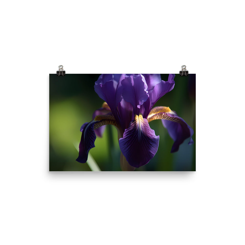 Purple Majesty botanical photo paper poster - Posterfy.AI
