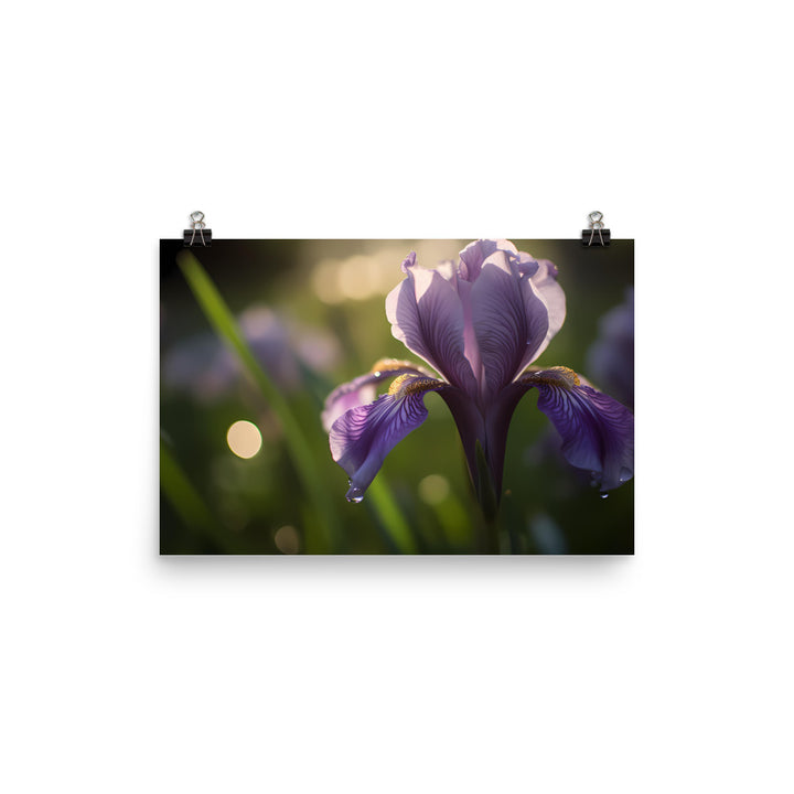 Purple Majesty botanical photo paper poster - Posterfy.AI