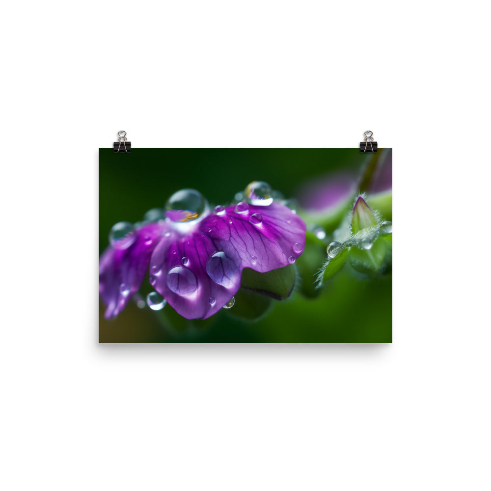 Morning Dew photo paper poster - Posterfy.AI