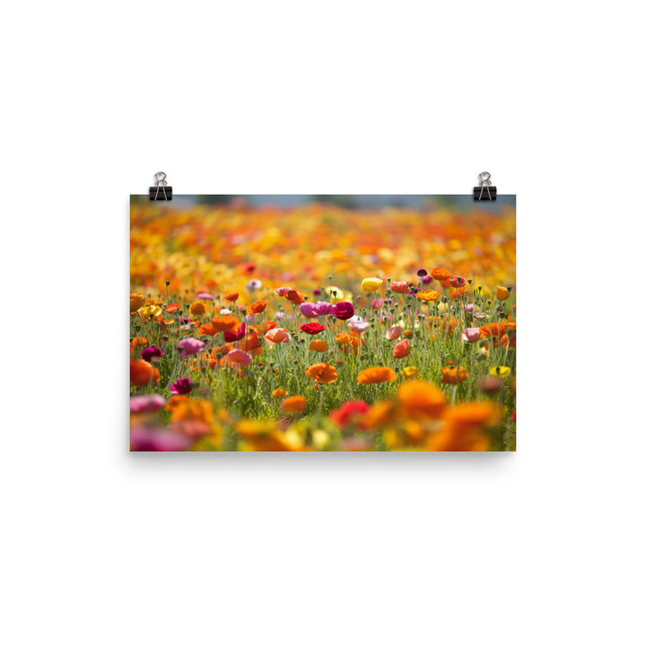 Flower Power photo paper poster - Posterfy.AI