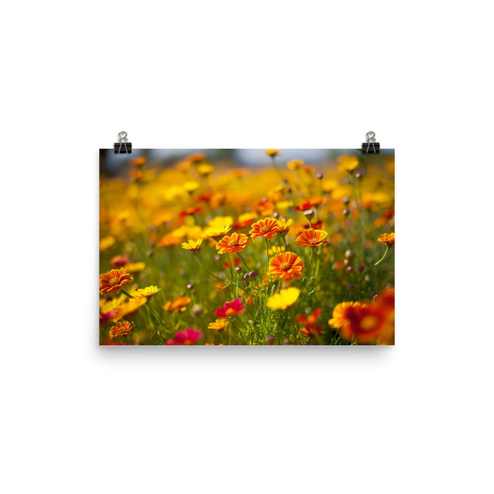 Flower Power photo paper poster - Posterfy.AI