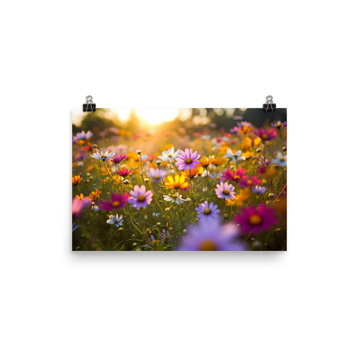 Flower Power photo paper poster - Posterfy.AI