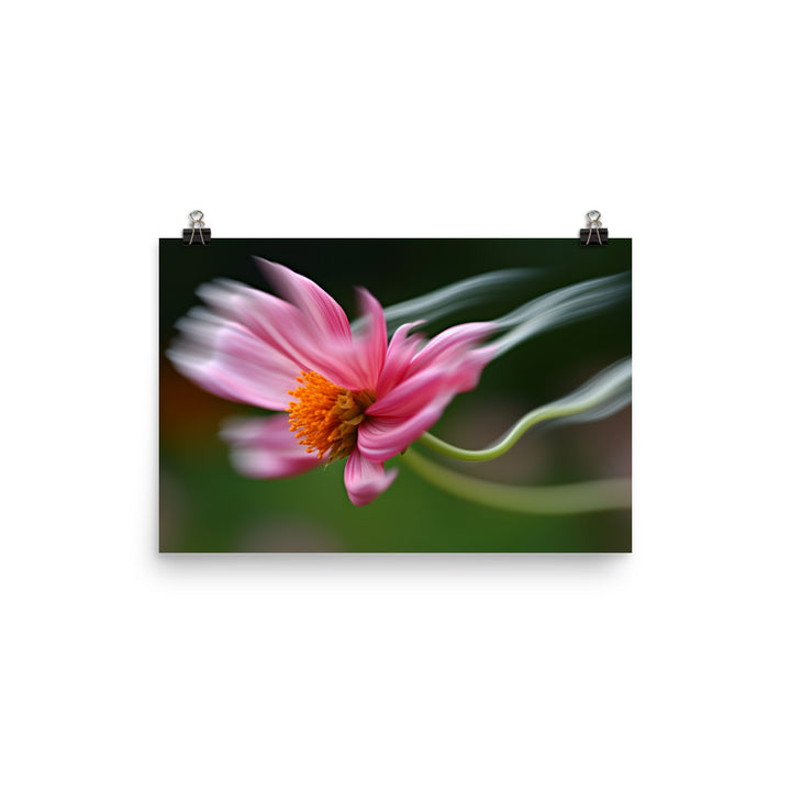 Petals in Motion photo paper poster - Posterfy.AI