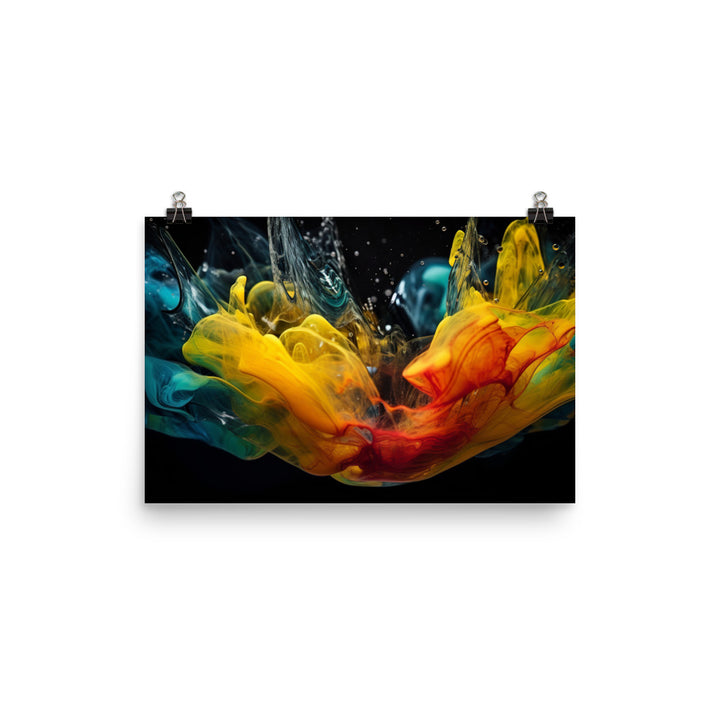 Fluid Dynamics photo paper poster - Posterfy.AI