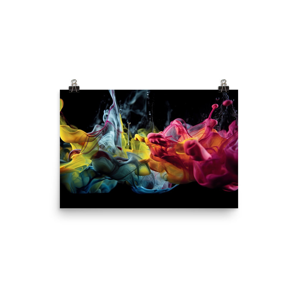 Fluid Dynamics photo paper poster - Posterfy.AI