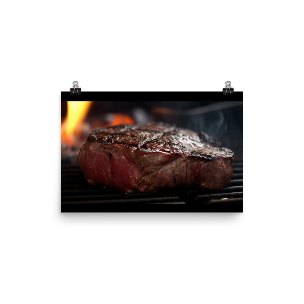 Sizzling Cuts photo paper poster - Posterfy.AI