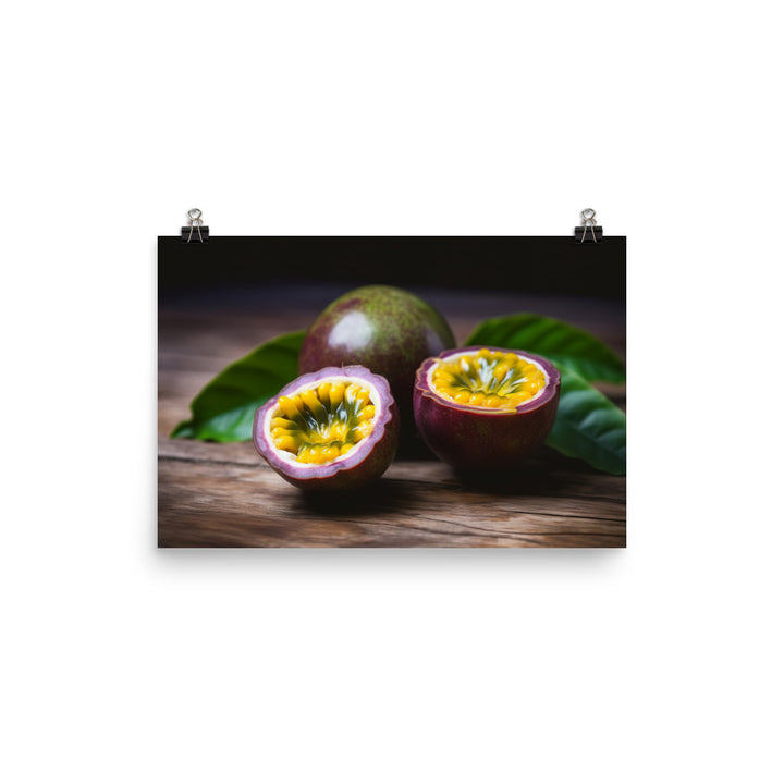 Passionfruit photo paper poster - Posterfy.AI