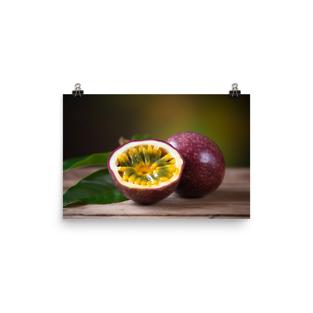 Passionfruit photo paper poster - Posterfy.AI