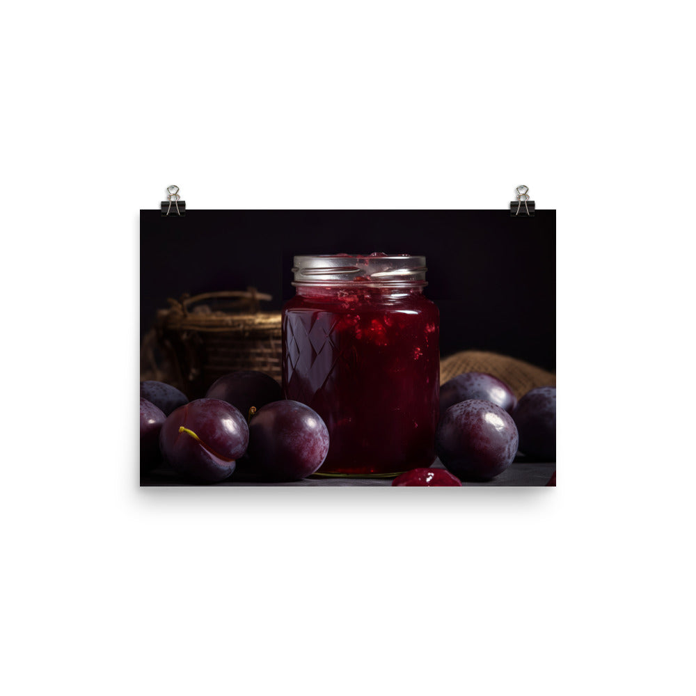 Plum Jam photo paper poster - Posterfy.AI