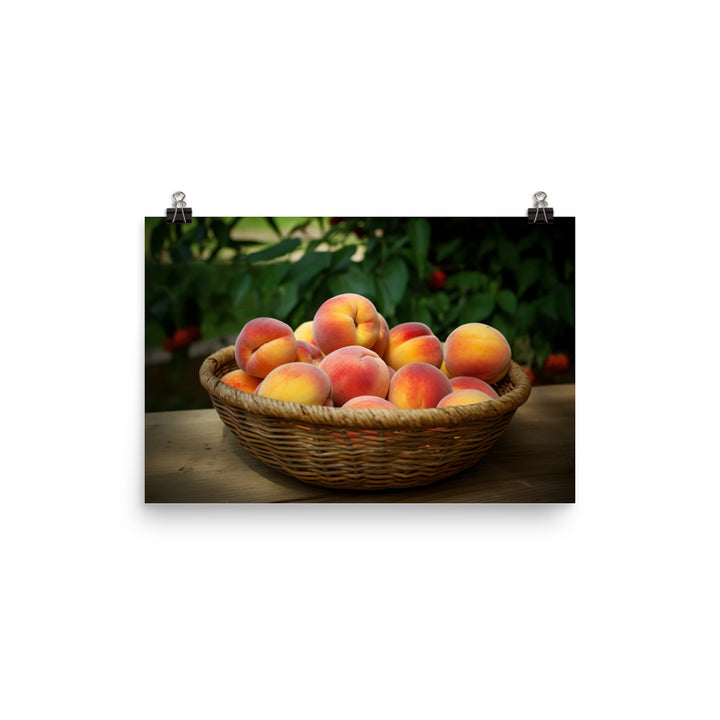 Peach Cobbler photo paper poster - Posterfy.AI