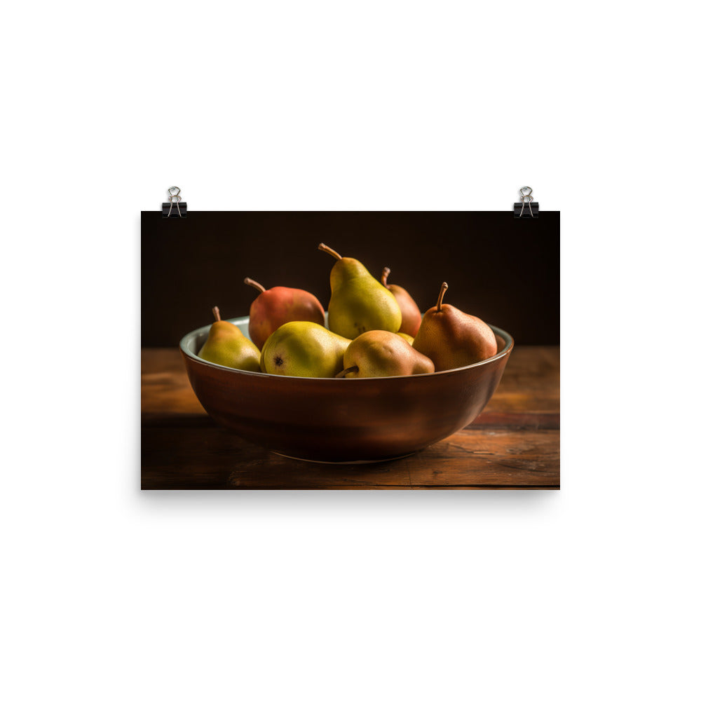 Bartlett Pears photo paper poster - Posterfy.AI