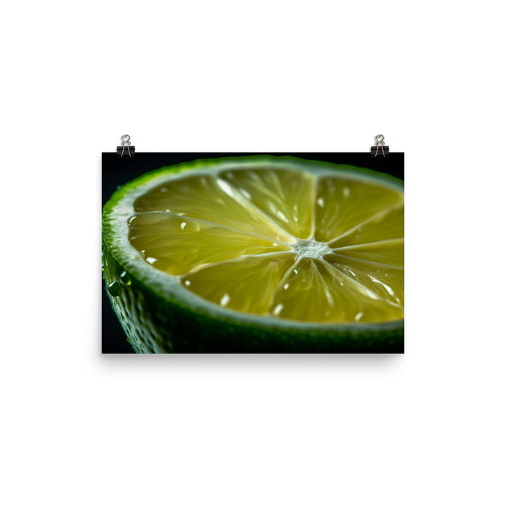 Lime Slice photo paper poster - Posterfy.AI