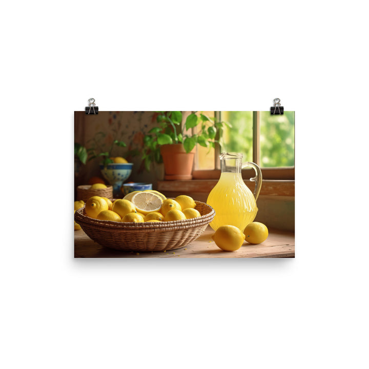 Lemonade Stand photo paper poster - Posterfy.AI