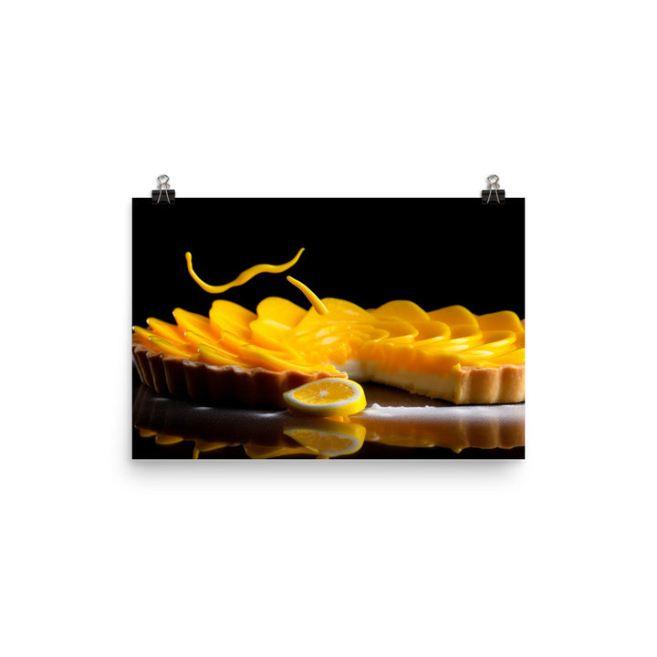 Lemon Tart photo paper poster - Posterfy.AI