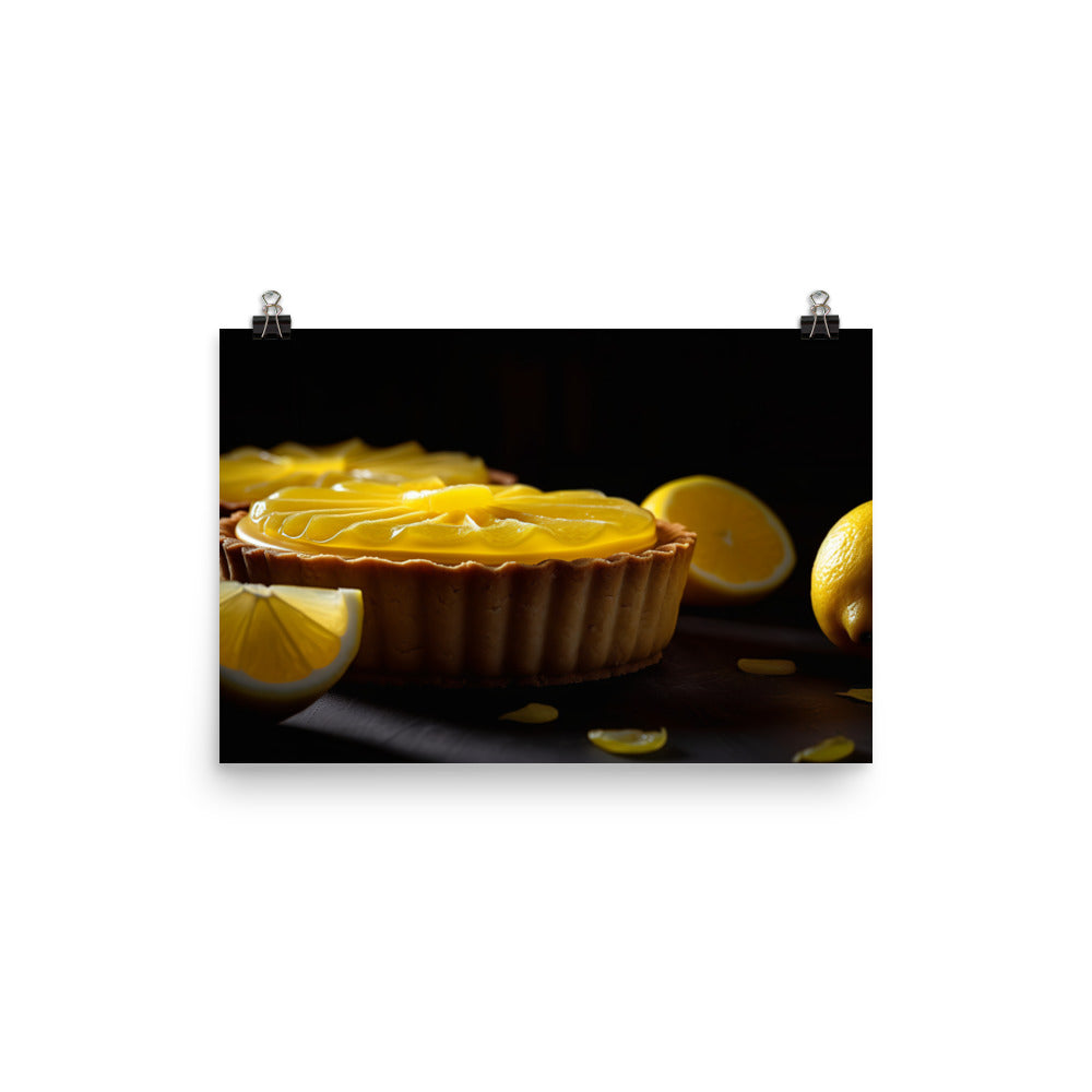 Lemon Tart photo paper poster - Posterfy.AI