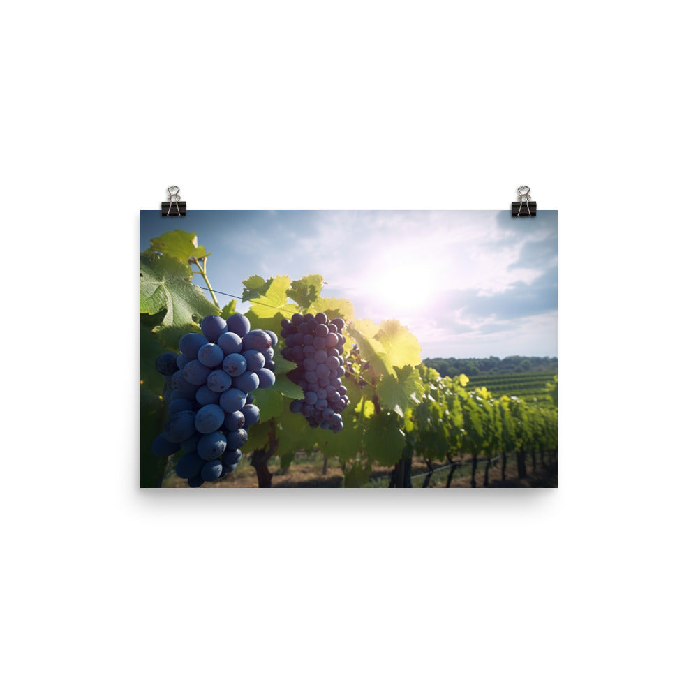 Vineyard Beauty photo paper poster - Posterfy.AI