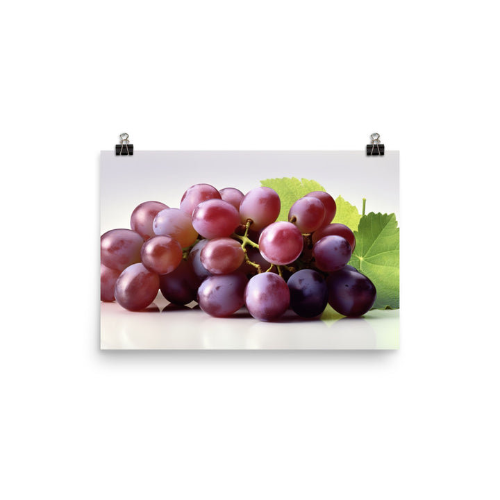 Fresh Grapes photo paper poster - Posterfy.AI