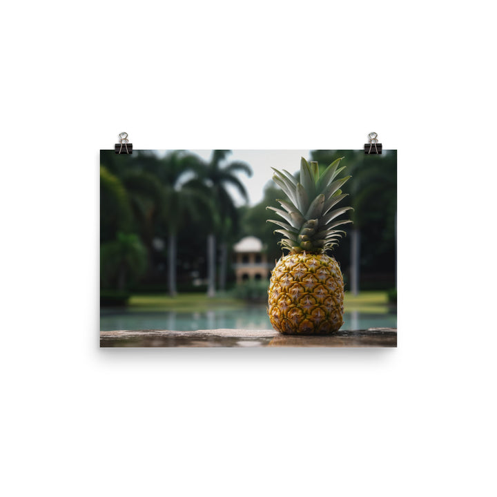 Pineapple photo paper poster - Posterfy.AI