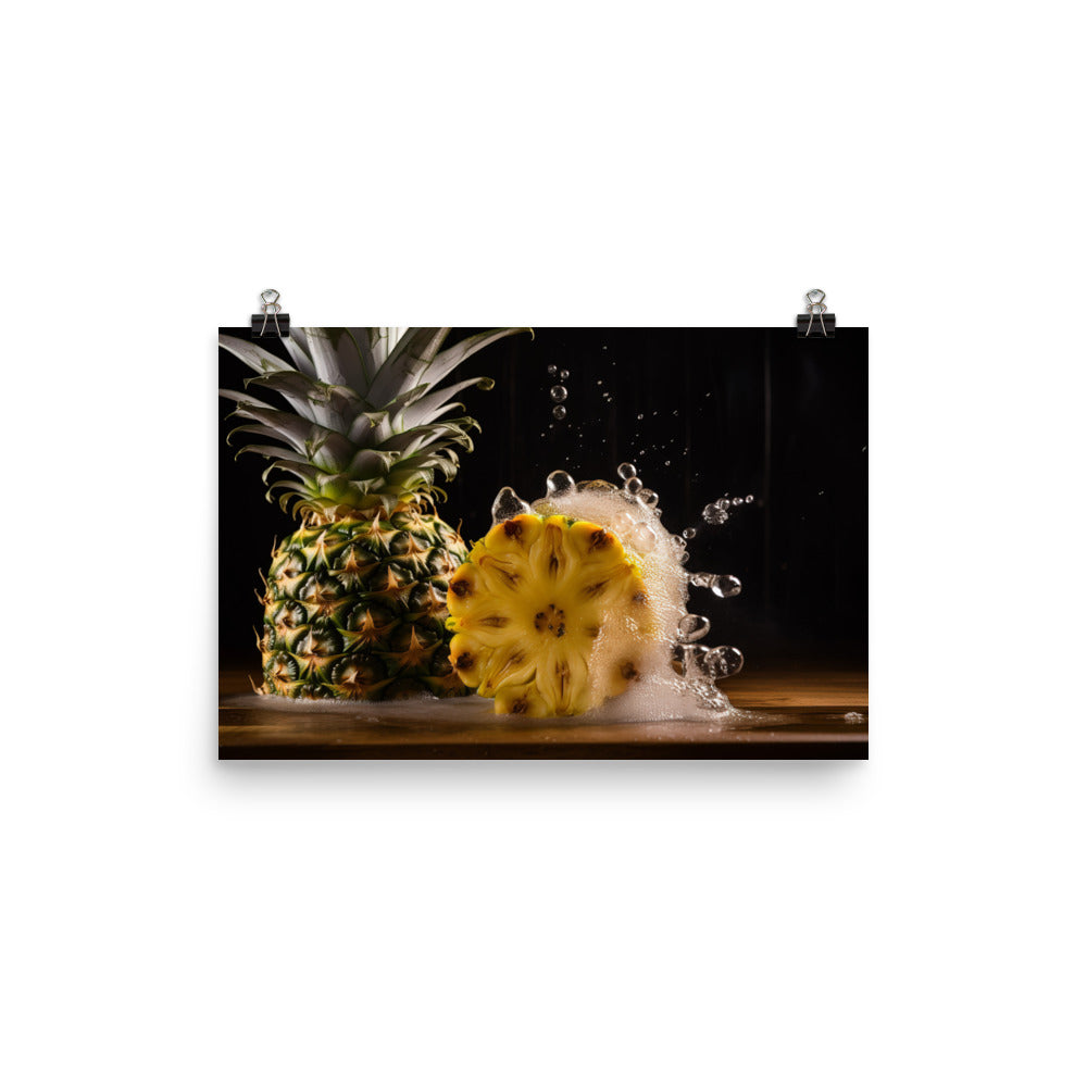 Pineapple photo paper poster - Posterfy.AI