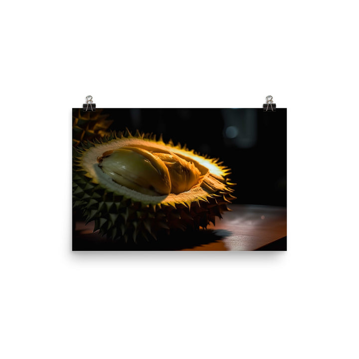 Showcasing the Rich Flavor of Durian photo paper poster - Posterfy.AI