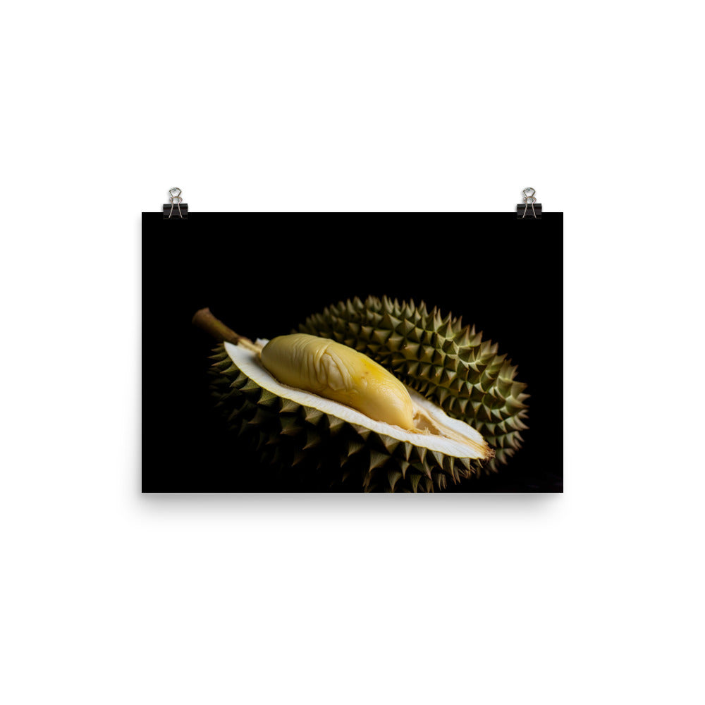 Durian Fruit as a Culinary Delight photo paper poster - Posterfy.AI