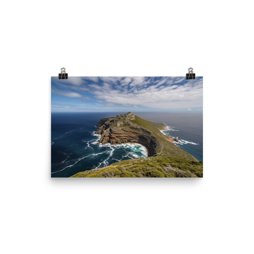 The Dramatic Beauty of Cape Point photo paper poster - Posterfy.AI