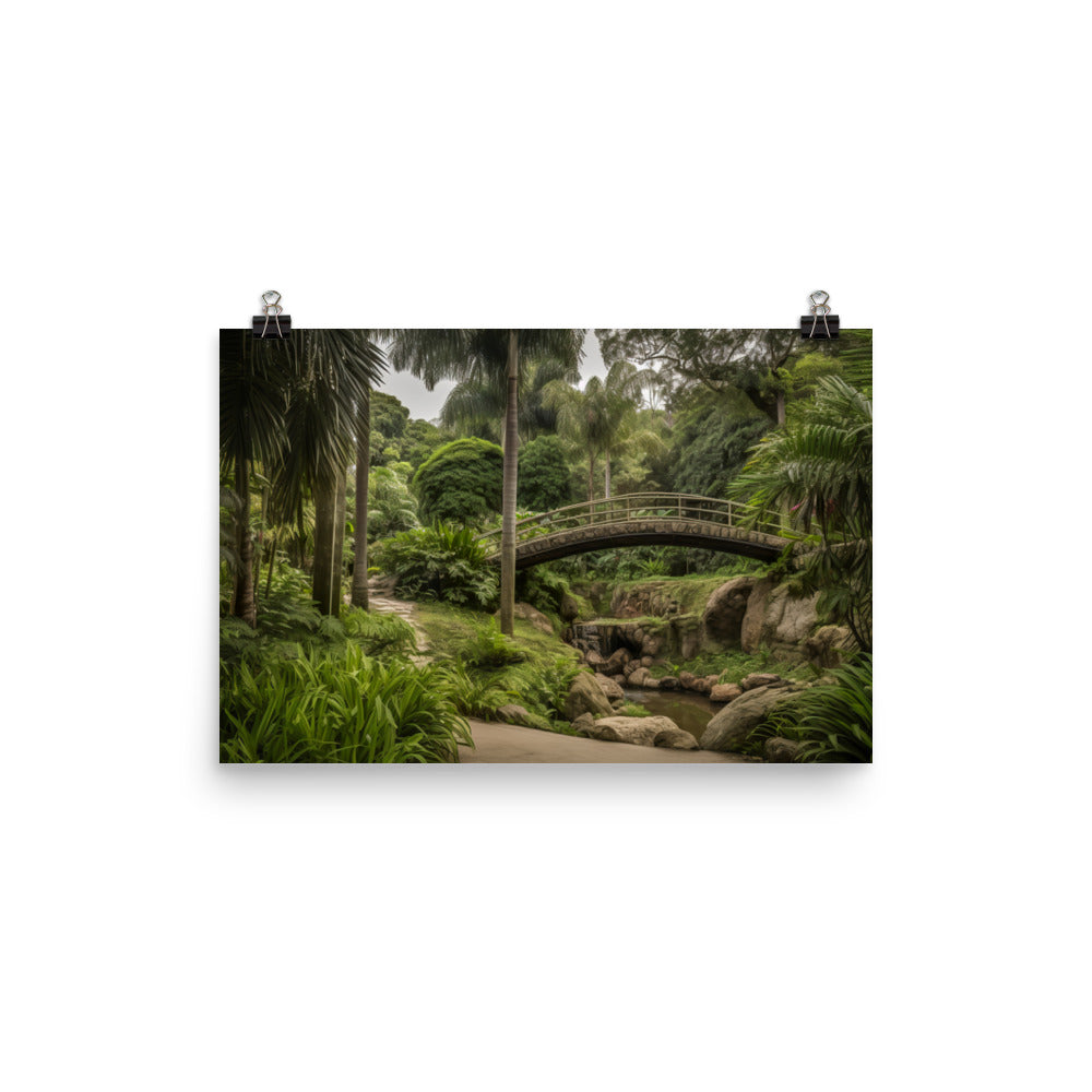 Rios Botanical Gardens photo paper poster - Posterfy.AI