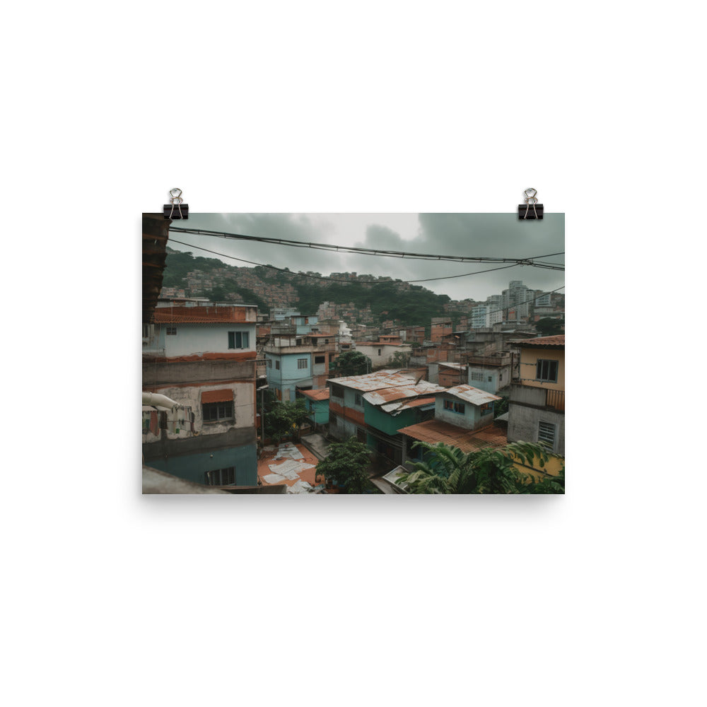 Exploring Rios Favelas photo paper poster - Posterfy.AI