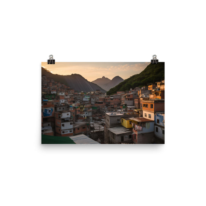 Exploring Rios Favelas photo paper poster - Posterfy.AI