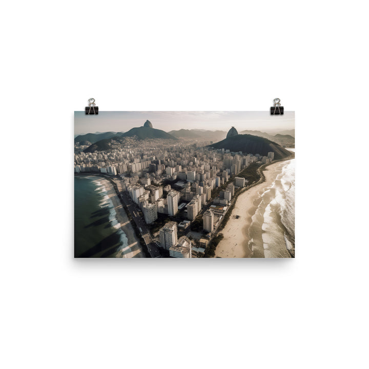 Aerial View of Rio photo paper poster - Posterfy.AI