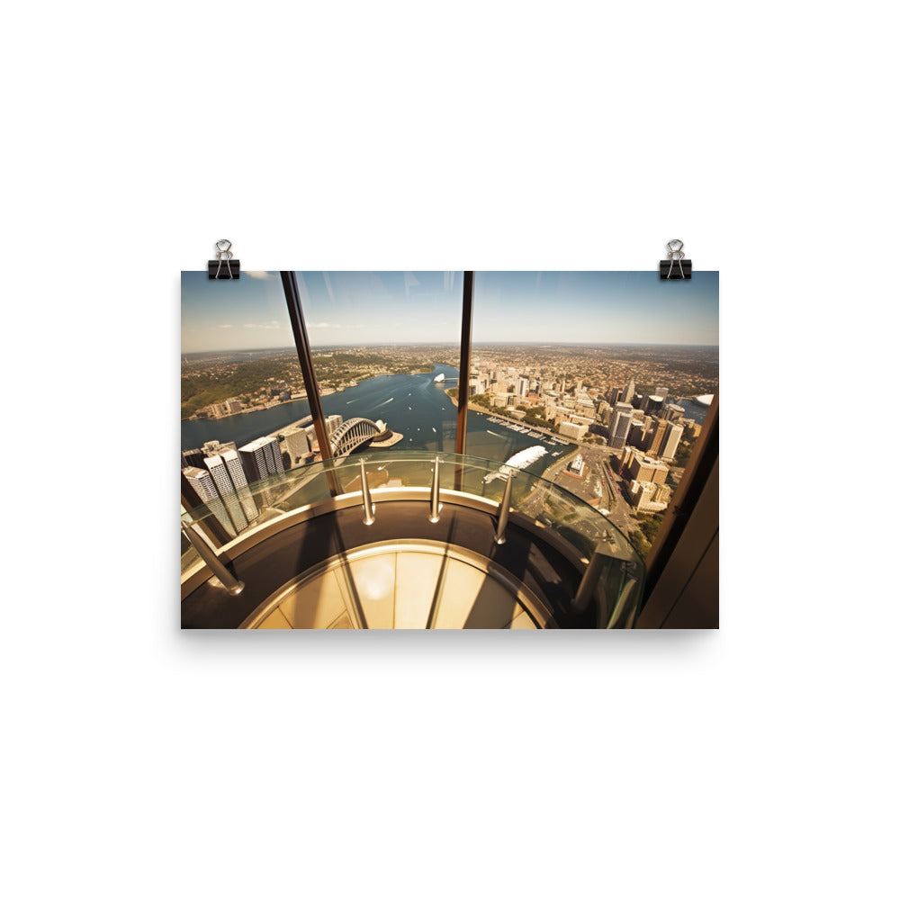 Sydney Tower Eye photo paper poster - Posterfy.AI