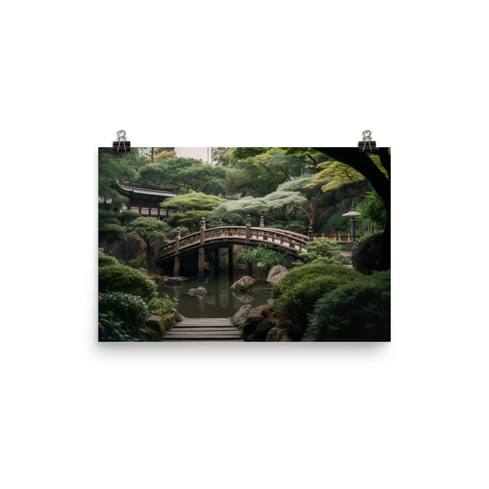 Discovering Tokyos Hidden Gems photo paper poster - Posterfy.AI