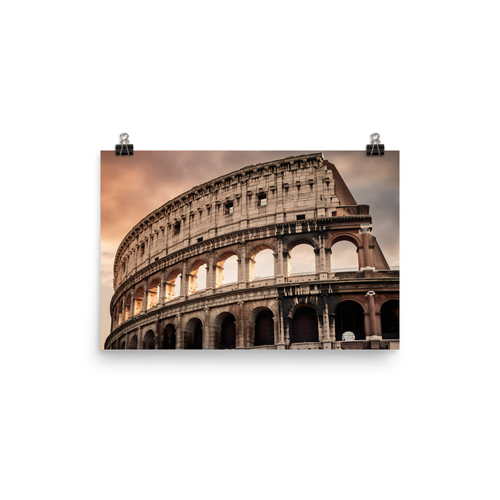 Discovering Romes Ancient Wonders photo paper poster - Posterfy.AI