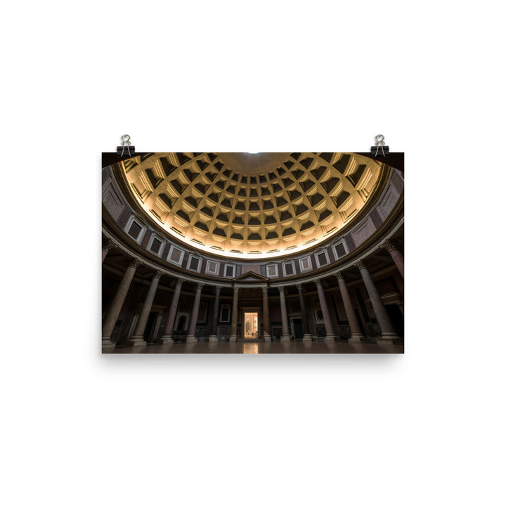 Romes Pantheon photo paper poster - Posterfy.AI