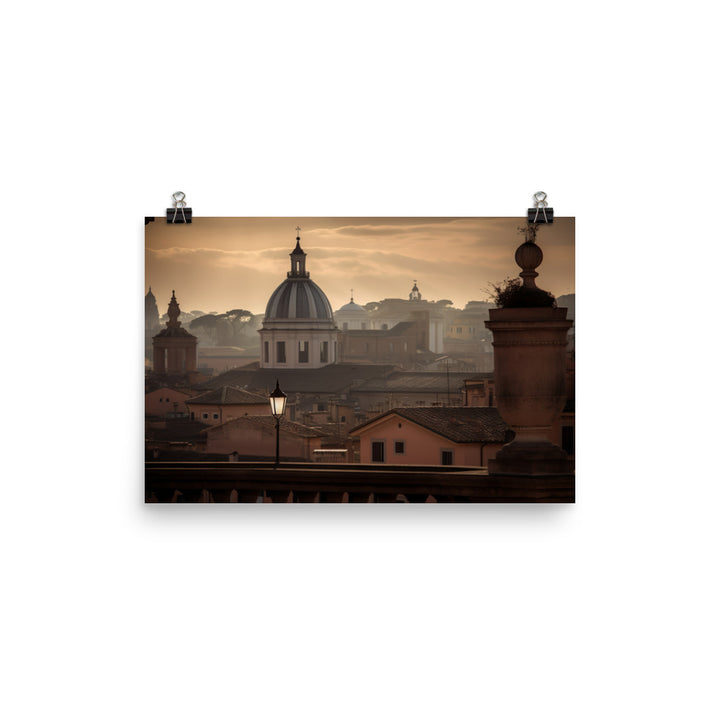 Discover the Beauty of Rome photo paper poster - Posterfy.AI